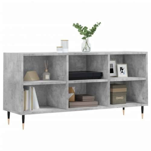 TV ormarić siva boja betona 103,5x30x50 cm konstruirano drvo - Beton siva 1 Cijena