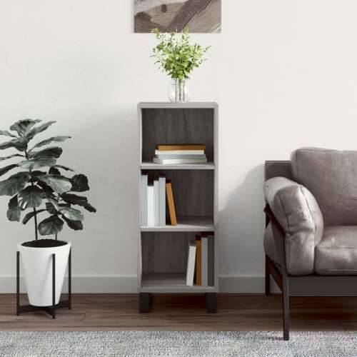 Komoda boja hrasta sonome 34,5x32,5x90 cm konstruirano drvo - Sivi hrast sonoma 1 Cijena