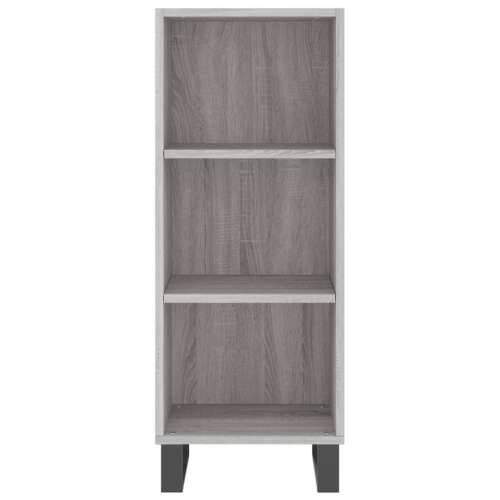 Komoda boja hrasta sonome 34,5x32,5x90 cm konstruirano drvo - Sivi hrast sonoma 1 Cijena