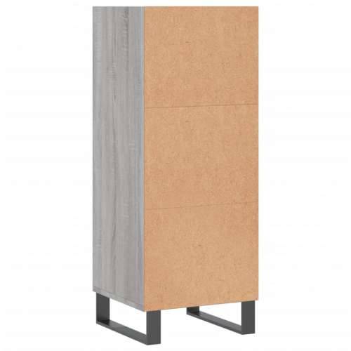 Komoda boja hrasta sonome 34,5x32,5x90 cm konstruirano drvo - Sivi hrast sonoma 1 Cijena