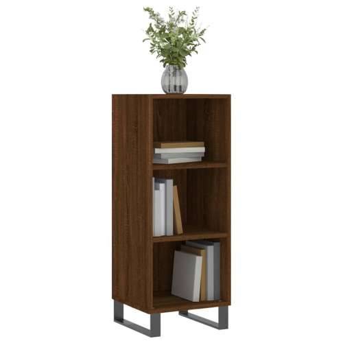 Komoda boja smeđeg hrasta 34,5x32,5x90 cm od konstruiranog drva - Smeđi hrast 1 Cijena