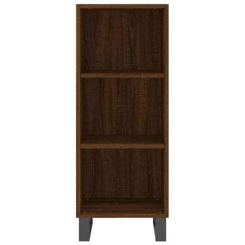 Komoda boja smeđeg hrasta 34,5x32,5x90 cm od konstruiranog drva - Smeđi hrast 1 Cijena