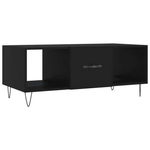 Stolić za kavu crni 102 x 50 x 40 cm od konstruiranog drva - Crna 1 Cijena