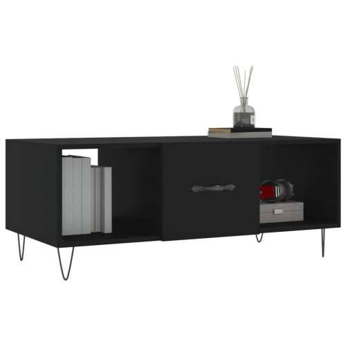 Stolić za kavu crni 102 x 50 x 40 cm od konstruiranog drva - Crna 1 Cijena