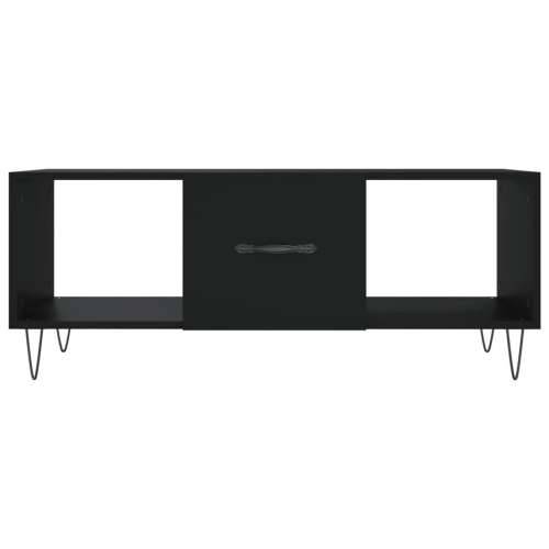 Stolić za kavu crni 102 x 50 x 40 cm od konstruiranog drva - Crna 1 Cijena