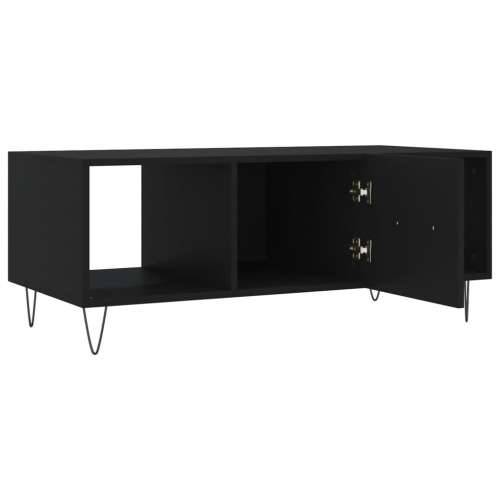 Stolić za kavu crni 102 x 50 x 40 cm od konstruiranog drva - Crna 1 Cijena