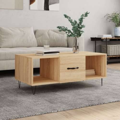 Stolić za kavu boja hrasta 102 x 50 x 40 cm konstruirano drvo - sonoma hrast 1 Cijena