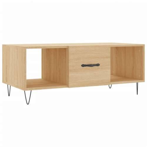 Stolić za kavu boja hrasta 102 x 50 x 40 cm konstruirano drvo - sonoma hrast 1 Cijena