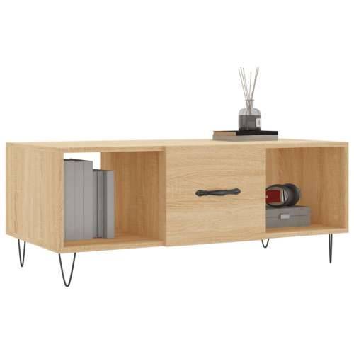 Stolić za kavu boja hrasta 102 x 50 x 40 cm konstruirano drvo - sonoma hrast 1 Cijena