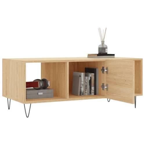Stolić za kavu boja hrasta 102 x 50 x 40 cm konstruirano drvo - sonoma hrast 1 Cijena