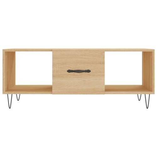 Stolić za kavu boja hrasta 102 x 50 x 40 cm konstruirano drvo - sonoma hrast 1 Cijena