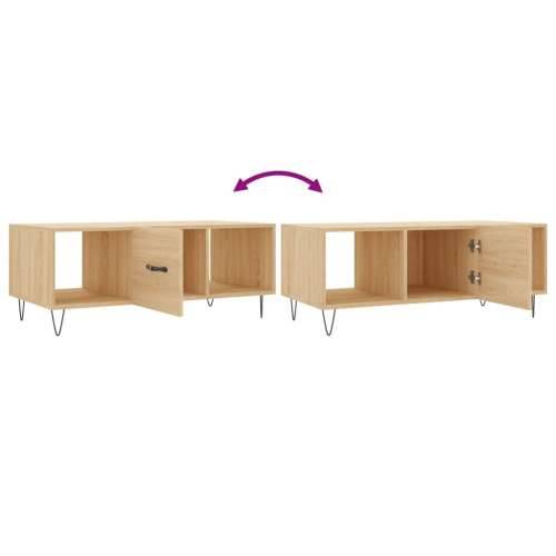 Stolić za kavu boja hrasta 102 x 50 x 40 cm konstruirano drvo - sonoma hrast 1 Cijena