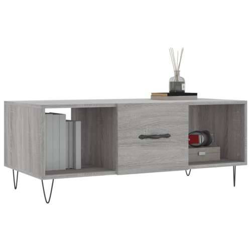 Stolić za kavu boja hrasta 102x50x40 cm konstruirano drvo - Sivi hrast sonoma 1 Cijena