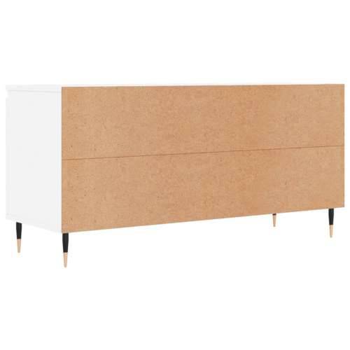 TV ormarić bijeli 104 x 35 x 50 cm od konstruiranog drva - Bijela 1 Cijena