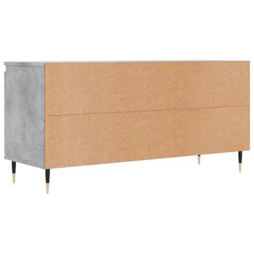 TV ormarić siva boja betona 104x35x50 cm od konstruiranog drva - Beton siva 1 Cijena