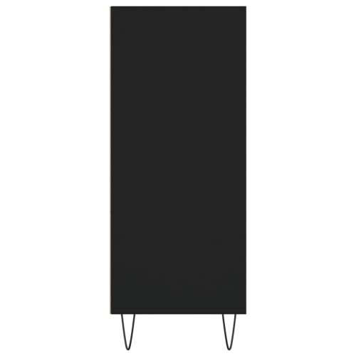 Visoka komoda crna 57 x 35 x 90 cm od konstruiranog drva - Crna 1 Cijena