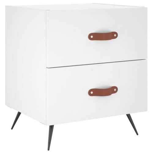 Noćni ormarići 2 kom bijeli 40x35x47,5 cm od konstruiranog drva - Bijela 2 Cijena