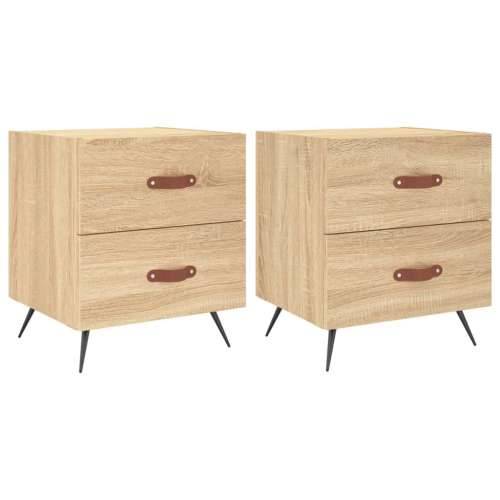 Noćni ormarići 2 kom boja hrasta 40x35x47,5cm konstruirano drvo - sonoma hrast 2 Cijena