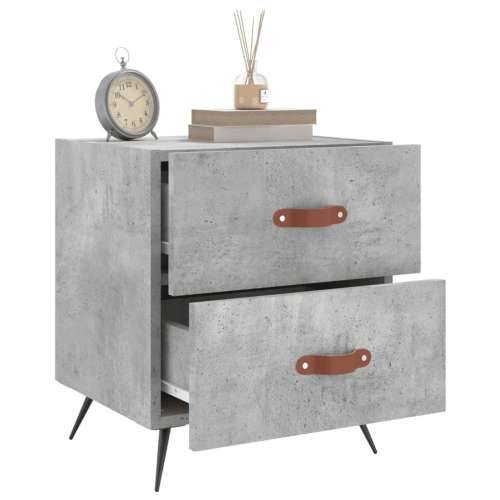 Noćni ormarići 2 kom boja betona 40x35x47,5cm konstruirano drvo - Beton siva 2 Cijena