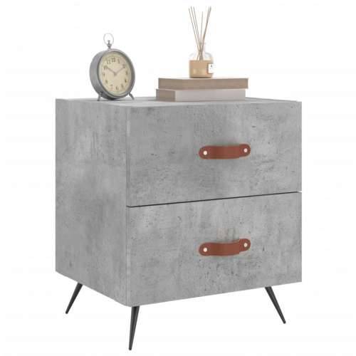 Noćni ormarići 2 kom boja betona 40x35x47,5cm konstruirano drvo - Beton siva 2 Cijena