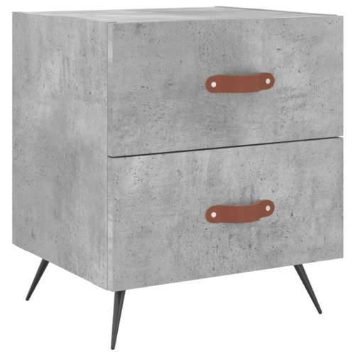 Noćni ormarići 2 kom boja betona 40x35x47,5cm konstruirano drvo - Beton siva 2 Cijena