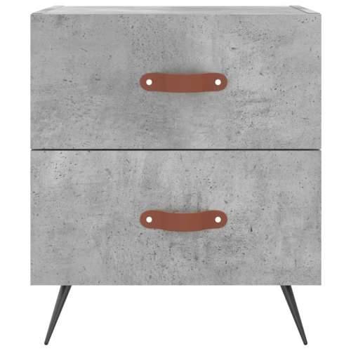 Noćni ormarići 2 kom boja betona 40x35x47,5cm konstruirano drvo - Beton siva 2 Cijena