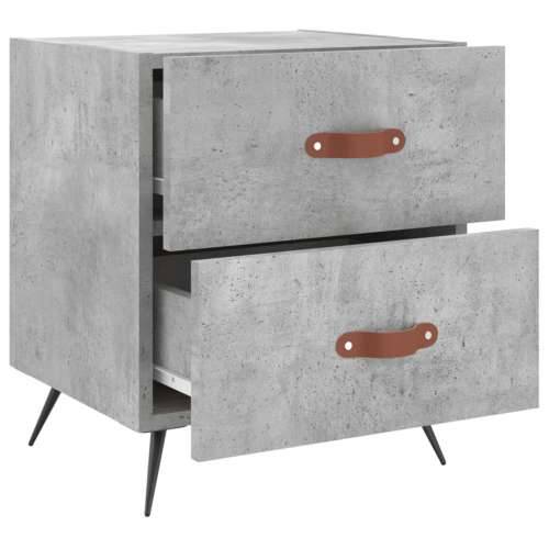Noćni ormarići 2 kom boja betona 40x35x47,5cm konstruirano drvo - Beton siva 2 Cijena