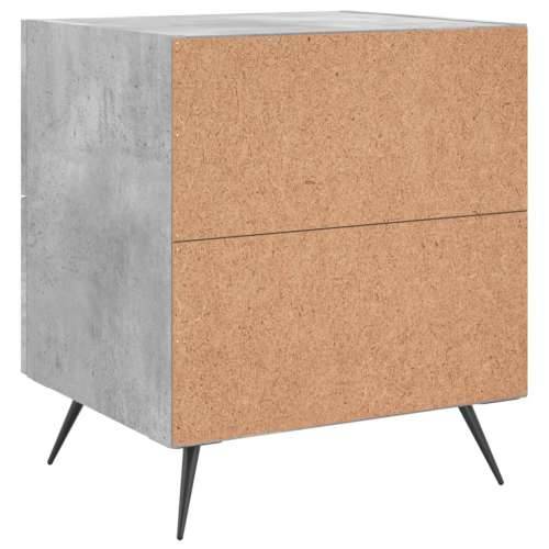 Noćni ormarići 2 kom boja betona 40x35x47,5cm konstruirano drvo - Beton siva 2 Cijena