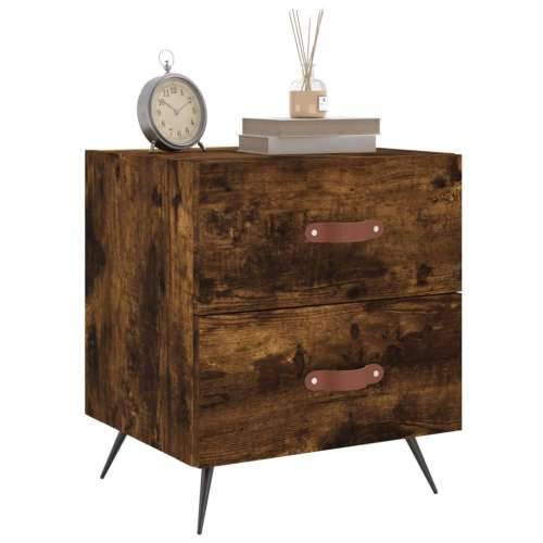 Noćni ormarići 2 kom boja hrasta 40x35x47,5cm konstruirano drvo - Dimljeni hrast 2 Cijena