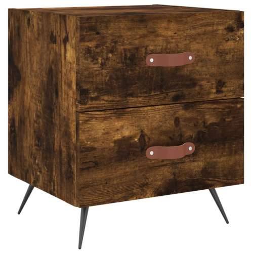 Noćni ormarići 2 kom boja hrasta 40x35x47,5cm konstruirano drvo - Dimljeni hrast 2 Cijena