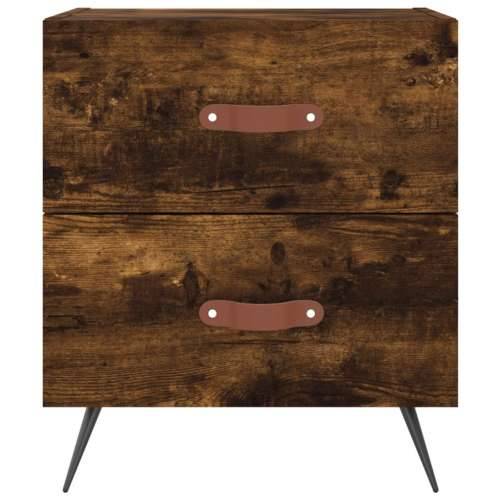 Noćni ormarići 2 kom boja hrasta 40x35x47,5cm konstruirano drvo - Dimljeni hrast 2 Cijena