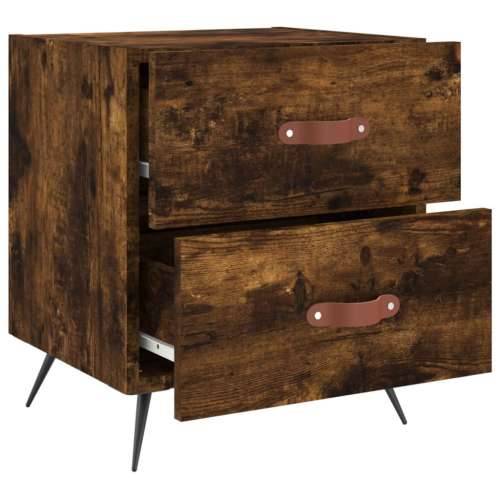 Noćni ormarići 2 kom boja hrasta 40x35x47,5cm konstruirano drvo - Dimljeni hrast 2 Cijena