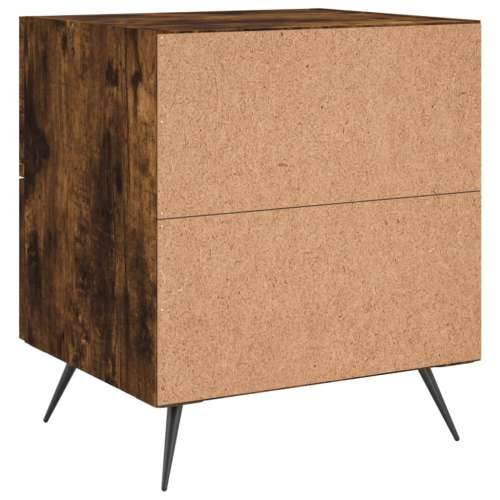 Noćni ormarići 2 kom boja hrasta 40x35x47,5cm konstruirano drvo - Dimljeni hrast 2 Cijena