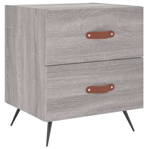 Noćni ormarići 2 kom boja hrasta 40x35x47,5cm konstruirano drvo - Sivi hrast sonoma 2 Cijena