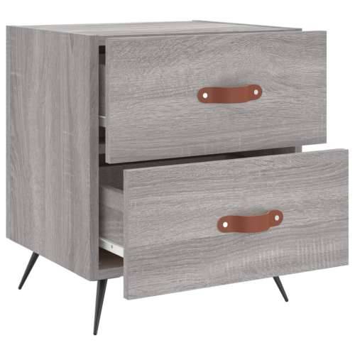 Noćni ormarići 2 kom boja hrasta 40x35x47,5cm konstruirano drvo - Sivi hrast sonoma 2 Cijena