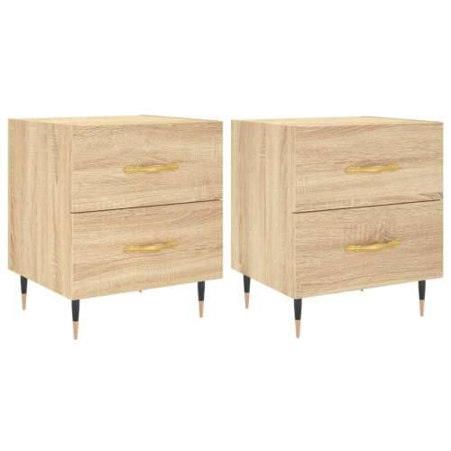 Noćni ormarići 2 kom boja hrasta 40x35x47,5cm konstruirano drvo - sonoma hrast 2 Cijena