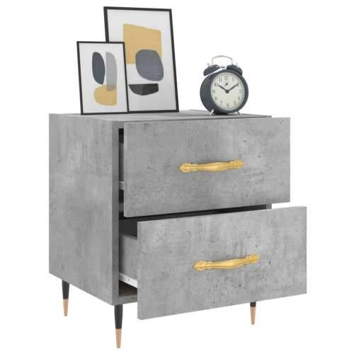 Noćni ormarići 2 kom boja betona 40x35x47,5cm konstruirano drvo - Beton siva 2 Cijena