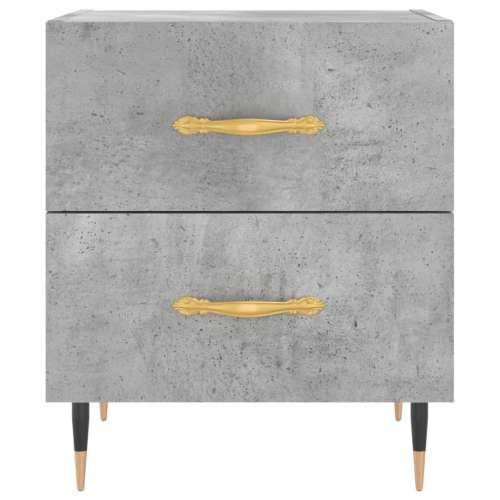 Noćni ormarići 2 kom boja betona 40x35x47,5cm konstruirano drvo - Beton siva 2 Cijena