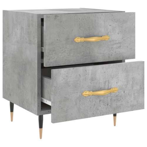 Noćni ormarići 2 kom boja betona 40x35x47,5cm konstruirano drvo - Beton siva 2 Cijena
