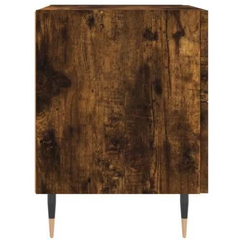 Noćni ormarić boja hrasta 40x35x47,5 cm od konstruiranog drva - Dimljeni hrast 1 Cijena