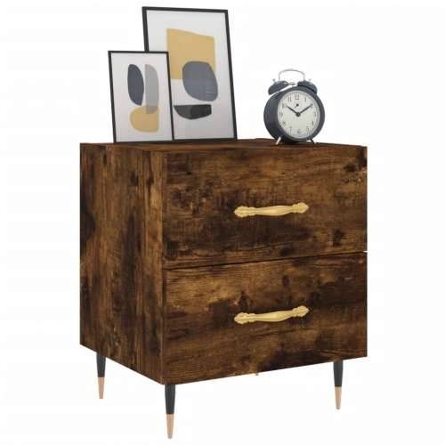 Noćni ormarići 2 kom boja hrasta 40x35x47,5cm konstruirano drvo - Dimljeni hrast 2 Cijena