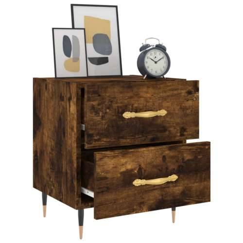 Noćni ormarići 2 kom boja hrasta 40x35x47,5cm konstruirano drvo - Dimljeni hrast 2 Cijena
