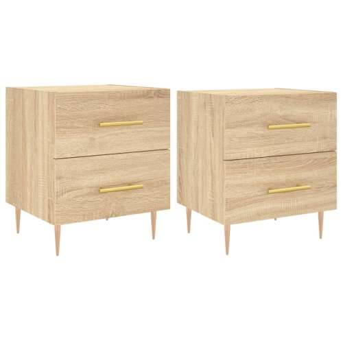 Noćni ormarići 2 kom boja hrasta 40x35x47,5cm konstruirano drvo - sonoma hrast 2 Cijena
