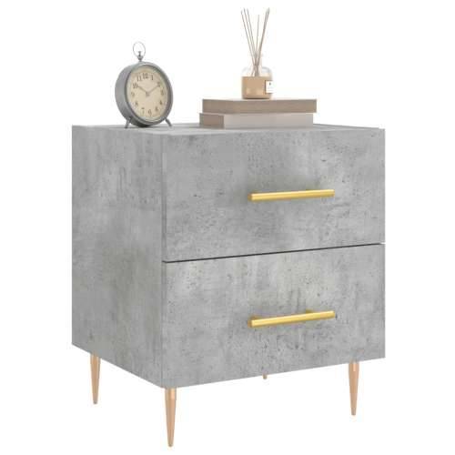 Noćni ormarići 2 kom boja betona 40x35x47,5cm konstruirano drvo - Beton siva 2 Cijena