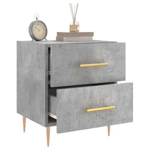 Noćni ormarići 2 kom boja betona 40x35x47,5cm konstruirano drvo - Beton siva 2 Cijena