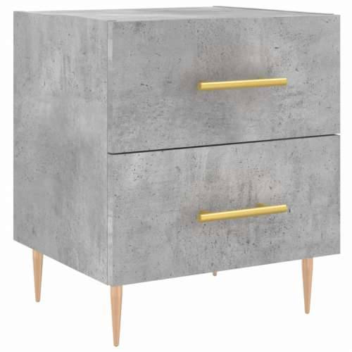 Noćni ormarići 2 kom boja betona 40x35x47,5cm konstruirano drvo - Beton siva 2 Cijena