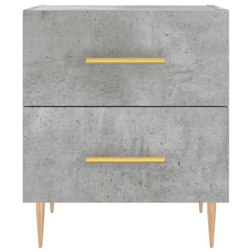 Noćni ormarići 2 kom boja betona 40x35x47,5cm konstruirano drvo - Beton siva 2 Cijena