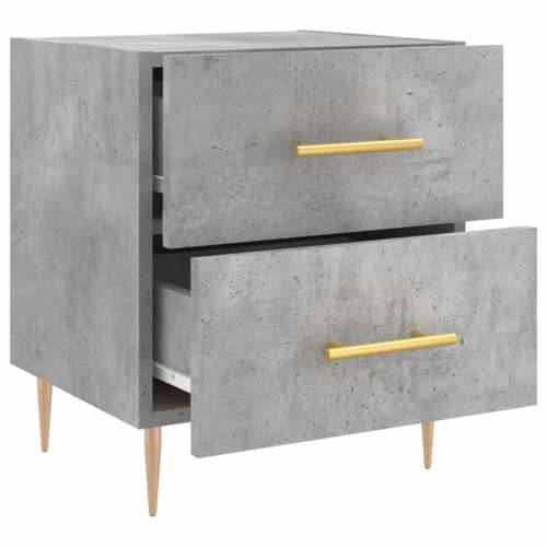 Noćni ormarići 2 kom boja betona 40x35x47,5cm konstruirano drvo - Beton siva 2 Cijena