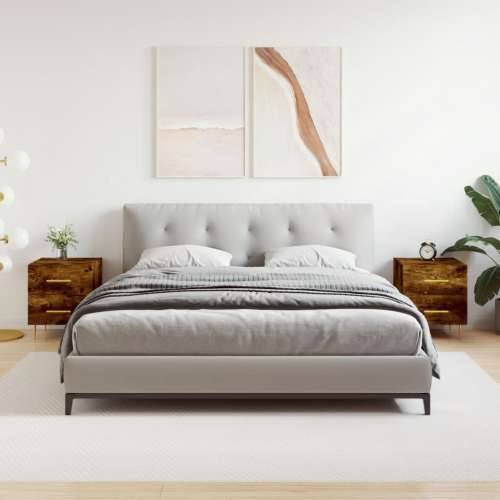 Noćni ormarići 2 kom boja hrasta 40x35x47,5cm konstruirano drvo - Dimljeni hrast 2 Cijena