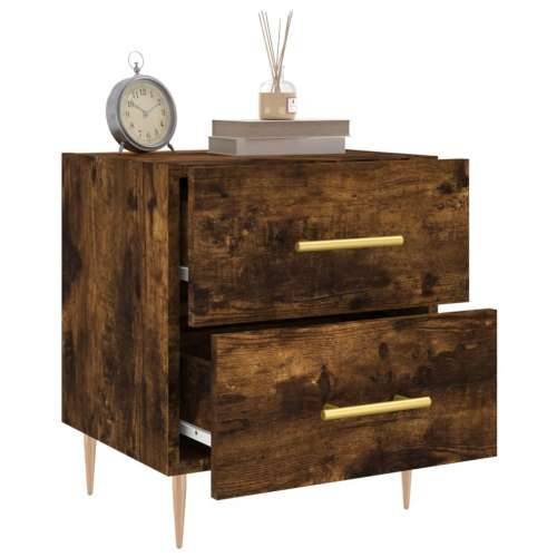 Noćni ormarići 2 kom boja hrasta 40x35x47,5cm konstruirano drvo - Dimljeni hrast 2 Cijena